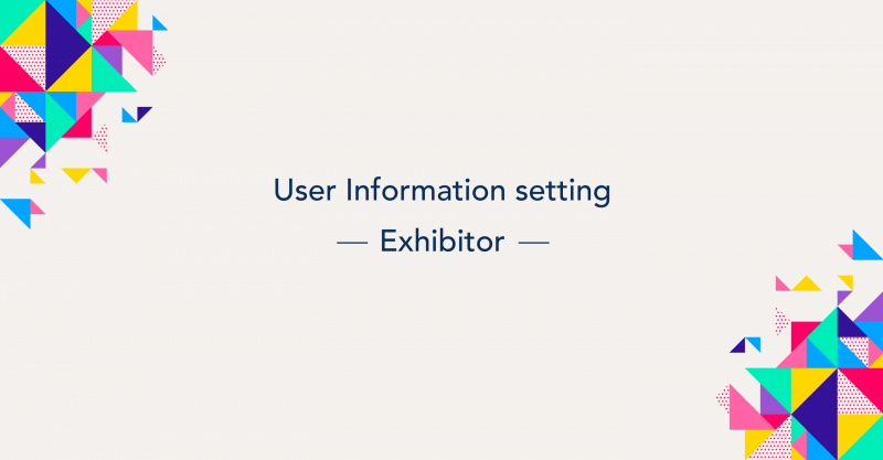 3.User Information Setting