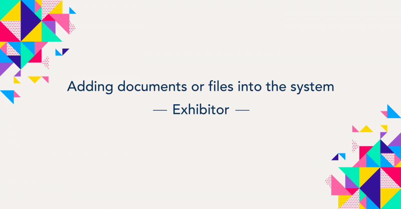 5.Adding Documents Or Files Into The System